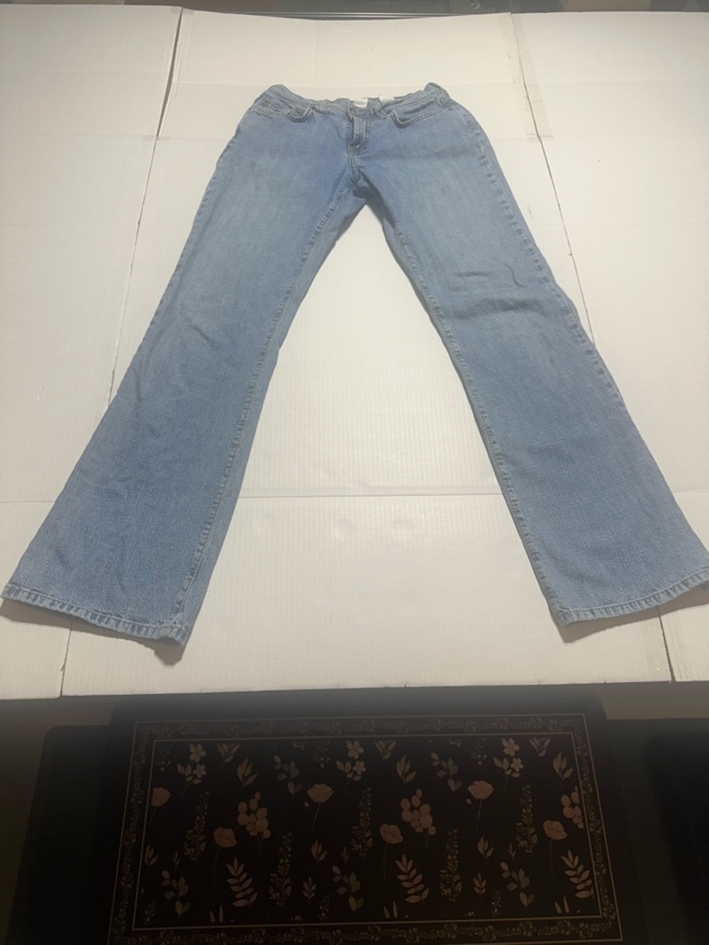 Lucky Brand Light Blue Women's Bootcut Jeans w pockets zipper 100% cotton 6/28